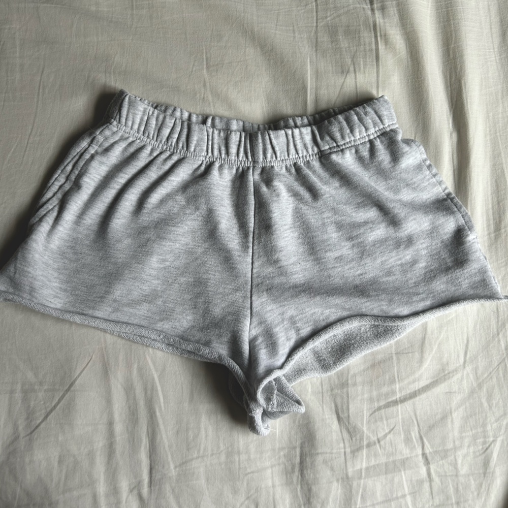 Garage cut off sweat shorts